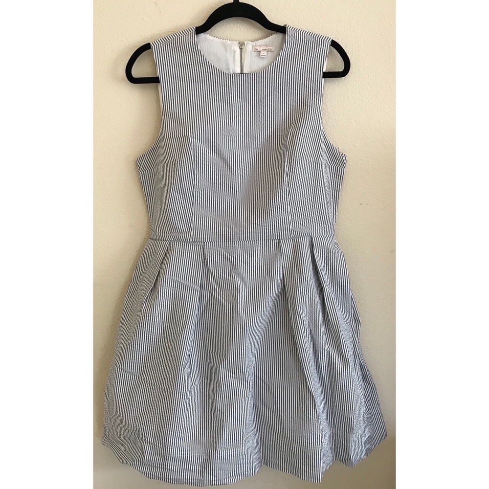GAP Blue/White Stripe Summer Dress 100% Cotton